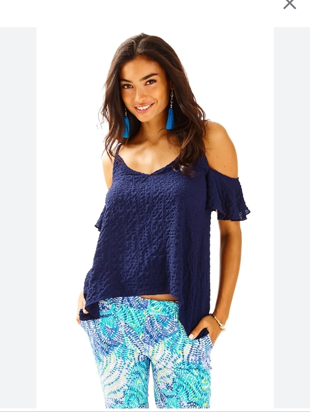 lilly pulitzer aruna top Size M NEW